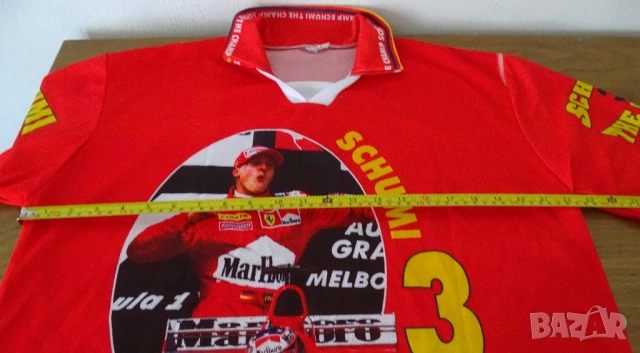 Michael Schumacher Formula One F1 Racing - полиестерна мъжка тениска XL, снимка 6 - Тениски - 54806594