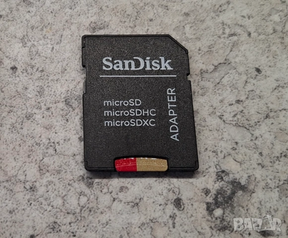 Карта памет Sandisk Extreme 256GB Micro SD, снимка 2 - Чанти, стативи, аксесоари - 54494896