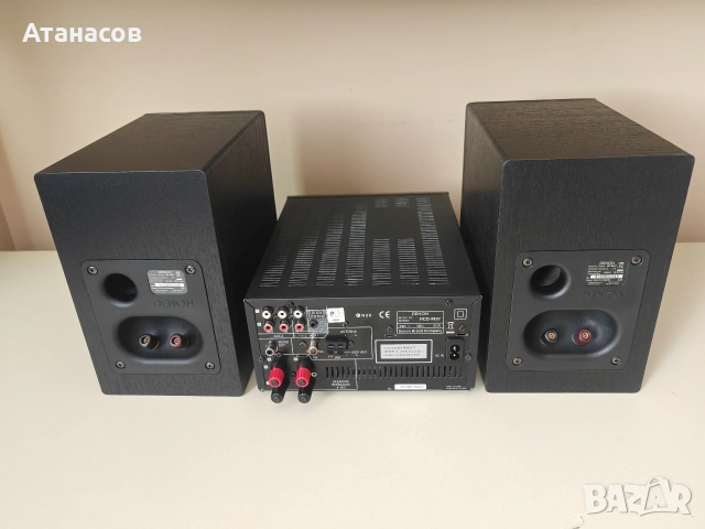 Denon RCD M 37 с дистанционно и тонколони SC M37 , снимка 7 - Аудиосистеми - 55085148