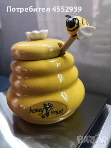 Порцеланови фигури и бурканче за мед , снимка 3 - Декорация за дома - 54159531