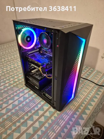 Геймърски компютър гаранция/ryzen 5 5500 16GB,RTX 3060 12GB, 512GB NVME SSD, 1TB HDD