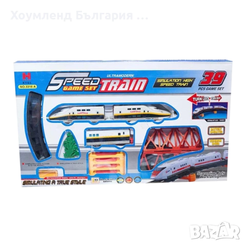 Влак стрела 39 части - релси, дървета и прелези