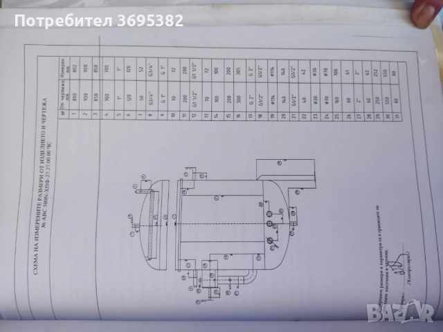 Продавам АВТОКЛАВ Стерилизатор вертикален, 500 литра, снимка 2 - Други машини и части - 54503353