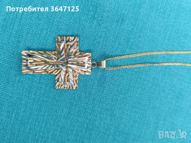 Златен синджир, 2.80 гр. 220Е, 14 к, 585, със сертификат , снимка 3 - Колиета, медальони, синджири - 55159386