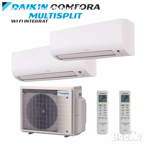 Multisplit Air Conditioning DAIKIN COMFORA – 2 Indoor Units: 9,000 BTU + 12,000 BTU
