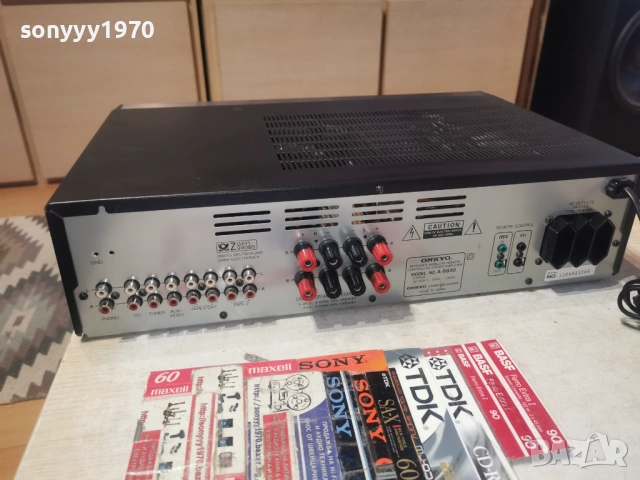 ONKYO A-8830 AMPLIFIER-MADE IN JAPAN 1204260813LCHERY1, снимка 11 - Ресийвъри, усилватели, смесителни пултове - 54170225