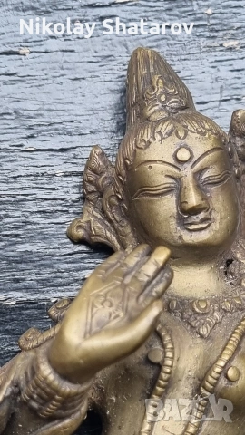 бронзова скулптура , снимка 2 - Антикварни и старинни предмети - 54328889