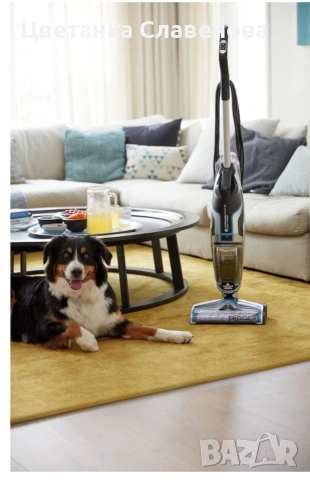 Безкабелна прахосмукачка 560W за мокро почистване Bissell 2225N CrossWave Pet Pro, снимка 14 - Прахосмукачки - 55143939