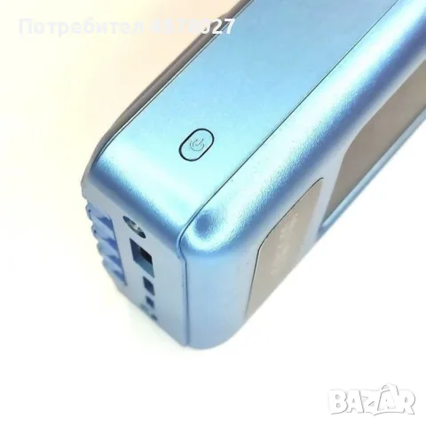 Външна батерия със соларен панел Power bank UKC 8412 10 000 Mah кабел за зареждане 4в1 Син, снимка 10 - Външни батерии - 55512820