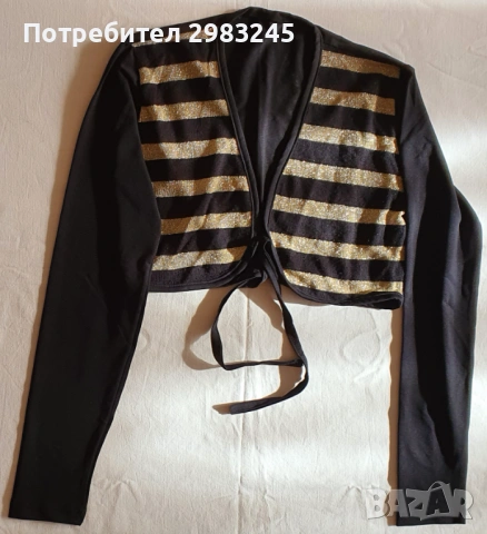 Дамски комплект - болеро и скъсен потник, снимка 4 - Корсети, бюстиета, топове - 54767432