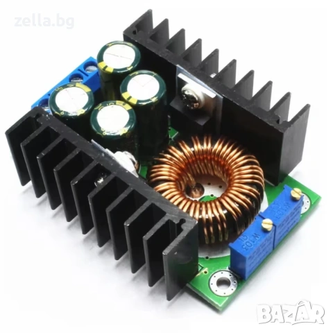 Регулируем DC-DC Step Down модул 5-40V 9A 95% – понижаващ преобразувател за LED и батерии 10104