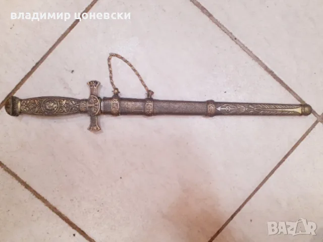 Стар кортик,кинжал,нож Наполеон,с лика и монограма на императора