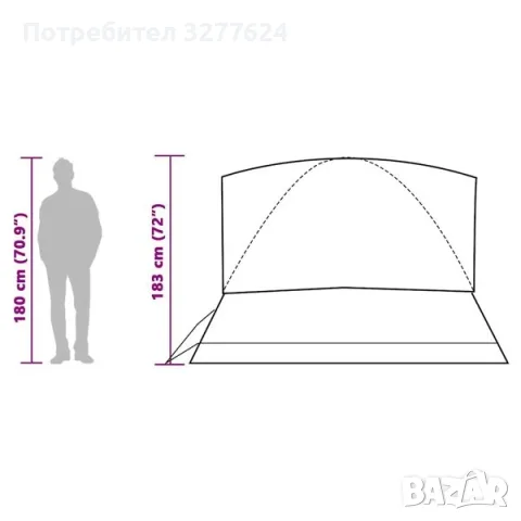 Чисто нова,НЕРАЗОПАКОВАНА 6 местна палатка 305×305×183 см, снимка 14 - Палатки - 55599608