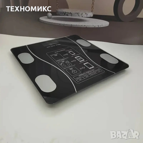 Смарт фитнес кантар Bluetooth, анализ на тялото 14 показателя, снимка 7 - Друга електроника - 54012626