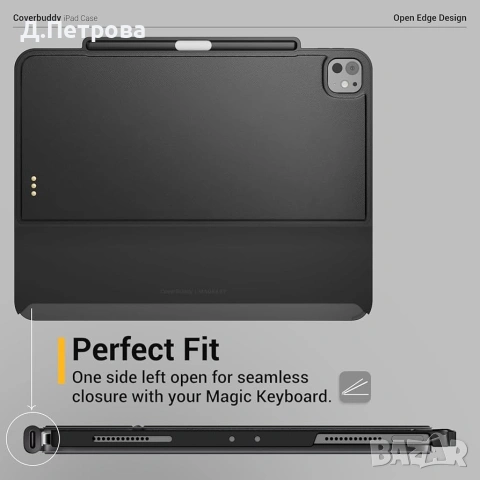 MAGEASY CoverBuddy – Магнитен калъф за iPad Pro 13” (M4/M5) , снимка 6 - Таблети - 55227070