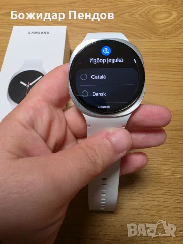 Samsung Galaxy Watch 8 Graphite 44mm Неразличим от НОВ, снимка 4 - Смарт гривни - 55565091