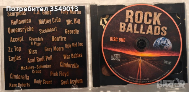 CD / ЦД компакт дискове-ROCK BALLADS VOL.1&VOL.2 [1995]/Golden Rock Ballads vol.1&vol.2 [1998] [2CD], снимка 14 - CD дискове - 54582514