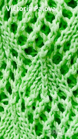 Ефектна памучна плажна рокля- туника цвят лайм  CROCHET , снимка 15 - Рокли - 54260084