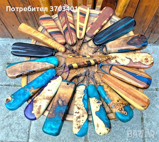 Дървени отварачки с епоксидна смола