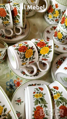 Огромен сервиз за хранене и кафе Villeroy & Boch Summer Day , снимка 15 - Сервизи - 55406618