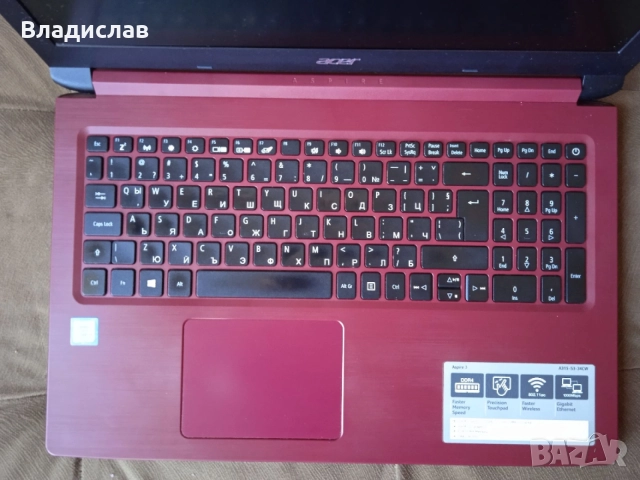 Acer Aspire 3 A315-53 Intel i3 7020U/FHD/8GB/128GB SSD/1TB HDD отлична батерия, снимка 2 - Лаптопи за дома - 55227865