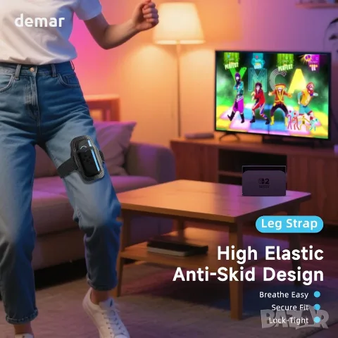 Комплект аксесоари за спортни игри, съвместим със Switch 2/Switch/OLED, 10 в 1 семеен комплект, снимка 8 - Аксесоари - 55622007