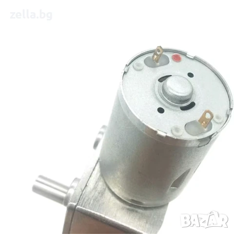 12V DC мотор с червячен редуктор GY-370 – Самоблокиращ, висок въртящ момент, ниски обороти 10442, снимка 8 - Друга електроника - 54703110