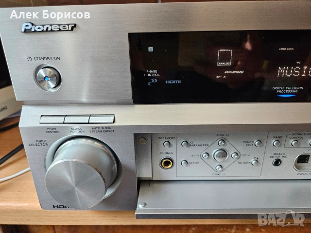 7.1 ресийвър Pioneer VSX-AX2AS с дистанционно, снимка 3 - Ресийвъри, усилватели, смесителни пултове - 54729608