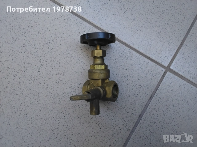 Продавам спирателен кран с изпускател, снимка 2 - ВИК - 55077949