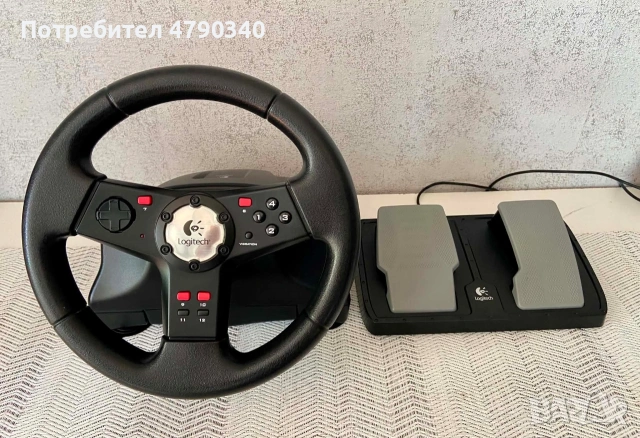 Волан С Педали Logitech Vibration PC