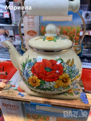 Емайлиран чайник Brio 2,5 литра