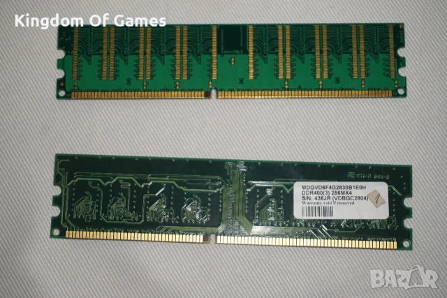 16 DDR RAM ПАМЕТ Kingston/ADATA/PQI/Nanya/Infineon/VDATA Тествана и Работеща за Настолен Компютър, снимка 18 - RAM памет - 55087787