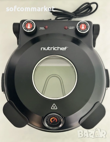 Пещ за пици NutriChef Pizza Oven 1200W  домашна фурна за пица, 425°C, 30 cm 