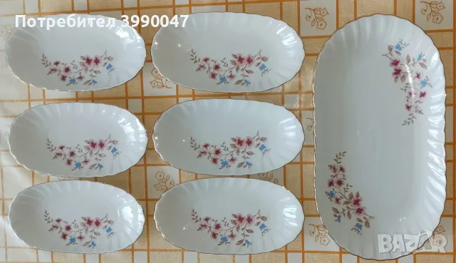Комплект чинии за риба