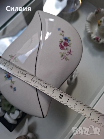 Порцеланова Кутия с капак , снимка 4 - Декорация за дома - 54158442