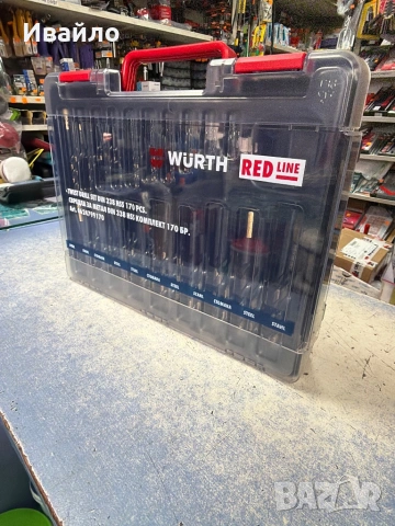 К-кг свредла за метал HSS от ф1мм - 10 мм  Red Line 170 броя 