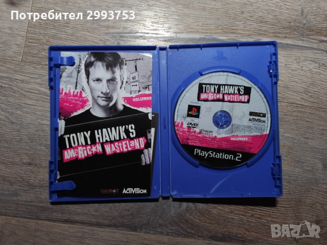 PS2 Tony Hawk’s American Wasteland оригинална PAL версия с книжка, снимка 2 - Игри за PlayStation - 54528127
