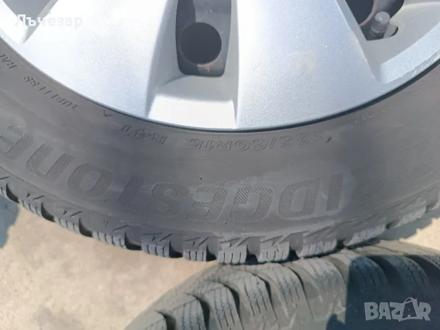 Гуми с джанти Bridgestone Toyota Yaris , снимка 2 - Гуми и джанти - 55340111
