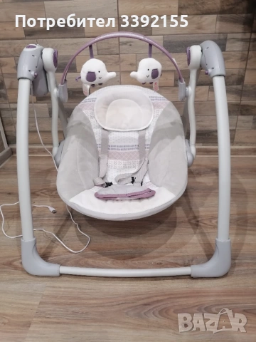 Електрическа бебешка люлка, At Performance, Със 7 песни, 3 естествени звука, 2 позиции за регулиране, снимка 8 - Други - 54033746