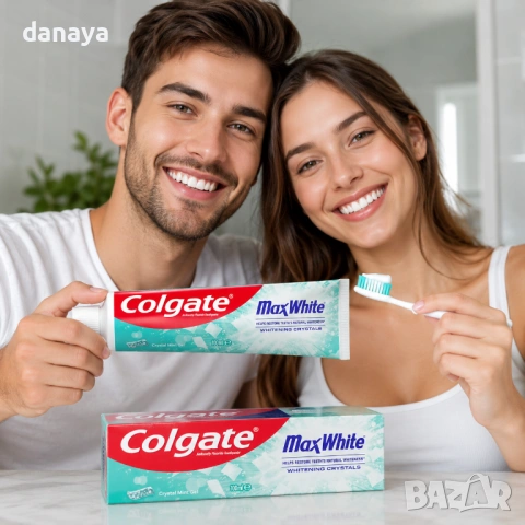 6661 Паста за зъби Colgate MaxWhite Whitening Crystals, 100 мл