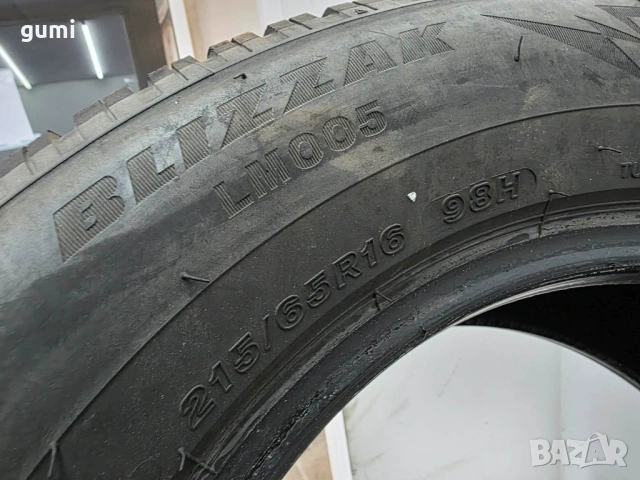 1бр зимна гума 215/65/16 BRIDGESTONE L05493, снимка 2 - Гуми и джанти - 54108010