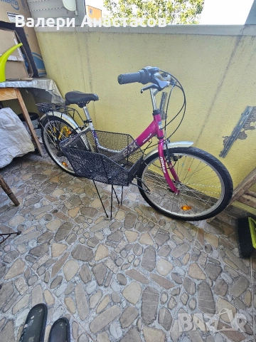 Детско колело Pegasus SX Sport 2401 – 24 цола, 3 скорости, с багажник + допълнителен кош, снимка 12 - Велосипеди - 55243287