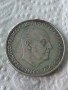 Сребърна монета 100 песети 1966 години 43134, снимка 3