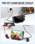 TV докинг станция за Nintendo Switch 2, преносима докинг станция с Gigabit Ethernet (1000Mbps), снимка 6