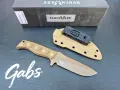 Нож Benchmade Fixed Adamas 375FE-1,Sibert Design,CPM CruWear ,фултанг, снимка 6