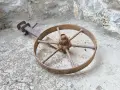 Старо Ковано Метално Колело От Стар Плуг, Рало. / 6 кг. / НОМЕР 509., снимка 1