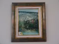 МЕТОДИ ИДАКИЕВ картина "Пейзаж от В. Търново" масло 1998 г, снимка 2