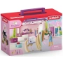 Нов Бутик Schleich, комплект фигурки, конче Quarter, аксесоари, многоцветен, 30x45см, снимка 3