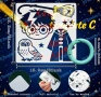 Хари Потър Harry Potter стенсил шаблон спрей за торта украса сладки Scrapbooking, снимка 2