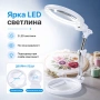 Голяма настолна лупа лед остветление за четене бродиране шиене гоблени, снимка 4